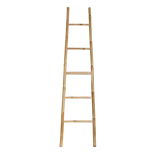 Toallero Escalera de 5 Niveles Bambú 150x40 cm