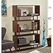 Bookshelves Margo Mid Century, (Walnut Brown)