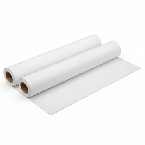 Niubelety 2 Rolls Wet Strength Tissue Paper White Gift Wrap Vellum Paper 14.9 x 511 - Tear-Resistant for Crafts Wedding Birthday Gift Wrapping & DIY Decor(TP-01)