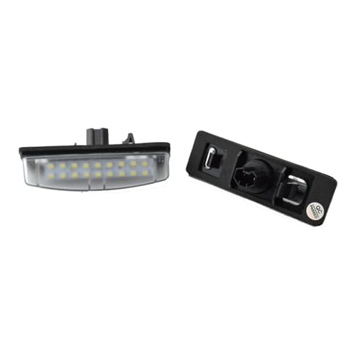 Luces matrícula LED Mitsubishi Grandis 2003 solución al aviso de bombilla fundida