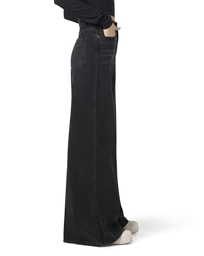 florence by mills Women's Total Softie Denim Wide Leg Jeans3