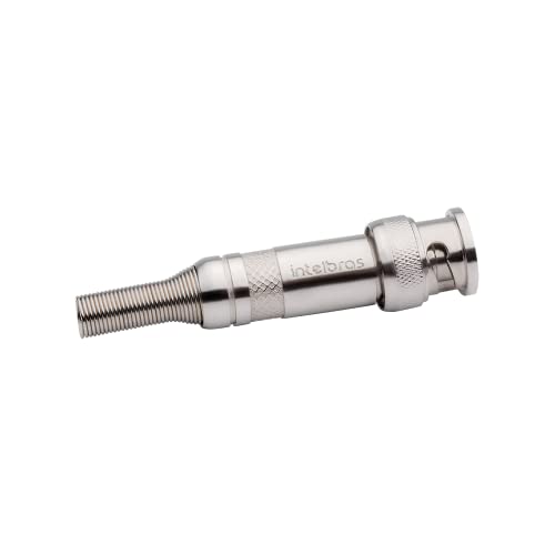 Conector Conex 1000 BNC Mola G2 com 10 unidades Prata Intelbras
