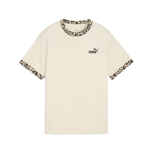 PUMA Kids Girls Essentials Animal Tee Casual Tops Casual - White
