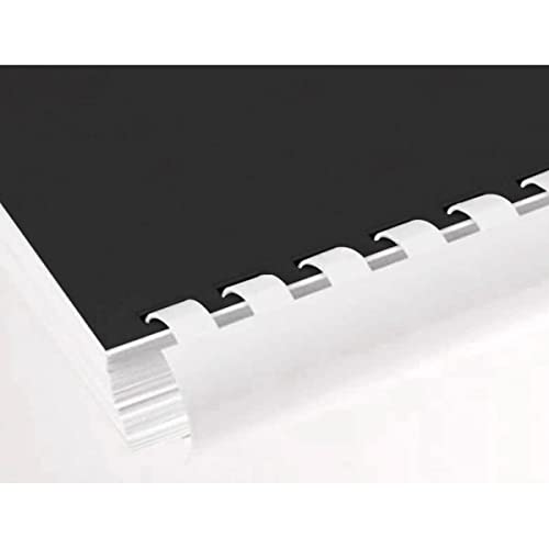 CANUTILLO Q-CONNECT REDONDO 22 MM PLASTICO BLANCO CAPACIDAD 200 HOJAS CAJA DE 50 UNIDADES