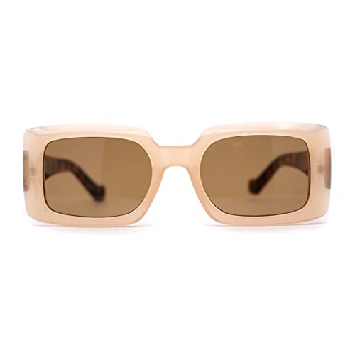 SA106 Womens Mod Squared Rectangular Clout Sunglasses2