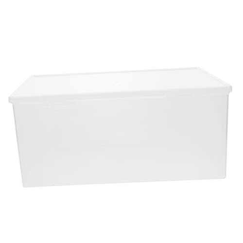 Cabilock Plastic Sneaker Storage Boxes Stackable Shoe Organizers for Convenient Closet Use Display Case for Shoes Space Saving Design for Home Storage