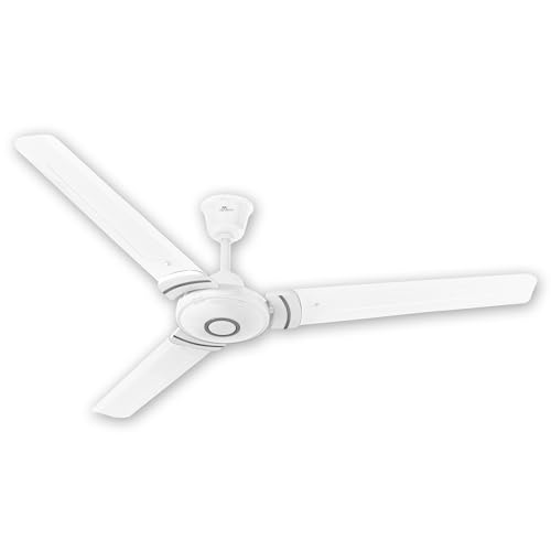 RR Signature 1200 MM Morpheus Deco High Speed Ceiling Fan for Home & Office, 35% Energy Saving, Designer Ceiling Fan, 2 Year Warranty (White)