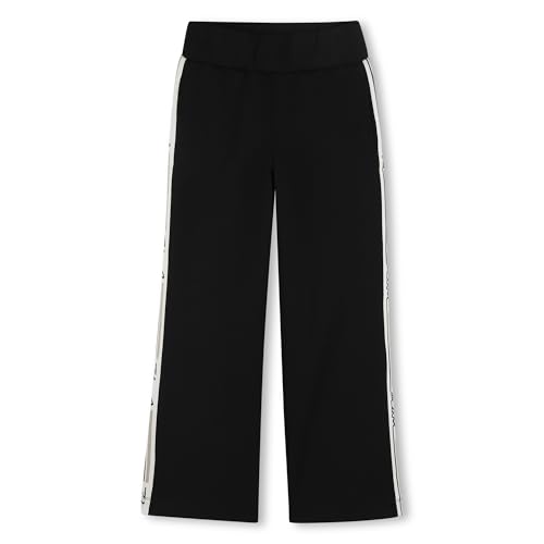 Pantalones para niña en color negro talla 6 años de corte casual con cintura elástica cómoda