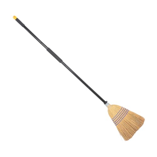 Homoyoyo Spazzola per Esterni in Paglia Strumento per Pulire Cortili Cortili e Magazzini per Uso Commerciale e Domestico Setole Resistenti per Lavori Difficili Design Compatto e Portatile