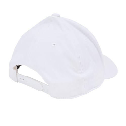 Image of Black Clover Clover Nation 21 White Hat with Desert Rose Clover Flag Snapback Adjustable