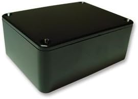MB2 ABS BLACK PLASTIC ELECTRONICS PROJECT BOX ENCLOSURE 100 X 76 X 41MM