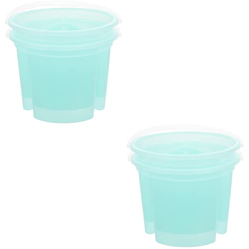 FAVOMOTO 2sets Art Brush Basins Pen Washing Buckets Paint Brush Basins Easy Cleaning Painting Stationery 2pcs*2