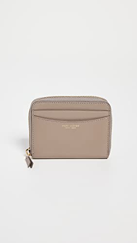 Marc Jacobs Women's The Slim 84 Zzip Around Wallet, Cement, Grey, One Size2