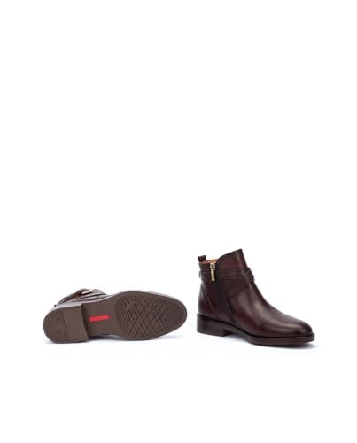 Pikolinos Para Mujer. W3C-8869 Botines De Piel Puertollano MarróN Oscuro (37), Plano, 1 A 3Cm, Cremallera, Casual - 5