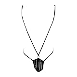 Men's Suspender Sheer Thong Mankini Sexy V Sling Underwear Swimsuit One Piece Elastic Body Chest Har