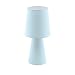 Produktbild EGLO Tischlampe Carpara, Nachttisch, Textil in Pastell hellblau E27 Fassung