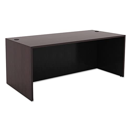 Alera Alera Valencia Series Straight Front Desk Shell, 65' X 29.5' X 29.63', Espresso