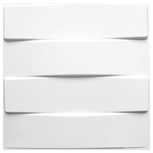 Panel de Pared 3D Vaults | Para Decoratión de Pared 3D | 12 Paneles Decorativos 3D de Pared 50x50cm, 3 m² | Revestimiento de Paredes 3D WallArt | Paneles 3D, 3D Decorativo de la Pared Interior Paneles