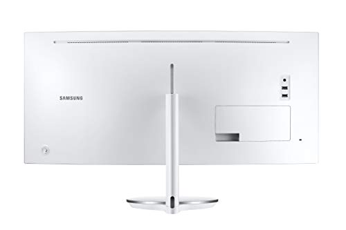 Image of Samsung 34-inch(86.4cm) 2K WQHD, Curved Monitor, 21:9 Ultrawide, PBP, PIP, 100Hz, QLED, Thunderbolt 3 Port (LC34J791WTWXXL, Gray)