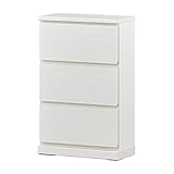 ISSEIKI ニーベ チェスト 45 (D22) (H70) (ホワイト) 【完成品】 NIEVE CHEST 45 (D22) (H70) (MF-WH) カウンター下収納 チェスト 幅45 3段 スリム