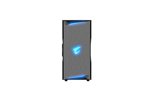 Image of AORUS C300 Glass ATX Gaming Case, Tinted Tempered Glass, RGB Fusion 2.0, Upgraded I /O Panel with USB 3.1 Gen 2 Type C and HDMI, VR Ready, Watercooling Ready, Vertical GPU Mount Support - Black