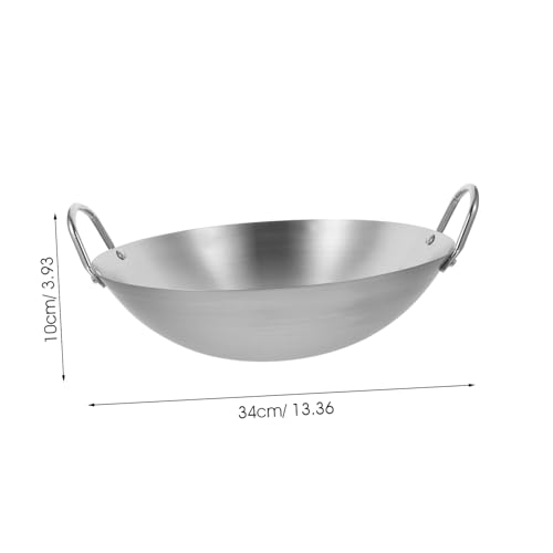 Wok pesado para cocinar en estufas de inducción y gas miniatura 2