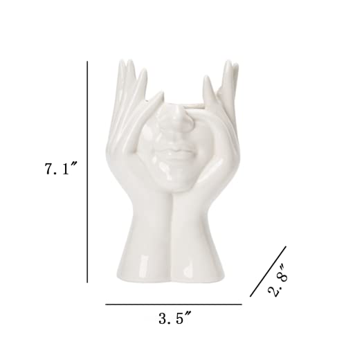 Vase à corps humain en céramique pour rompre la monotonie de votre intérieur - 7