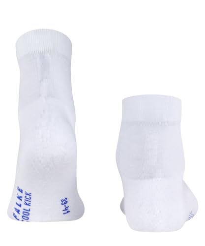 FALKE Unisex Cool Kick Short Socks, White (White 2000), 6.5-8.52