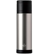 Atlas ATPBL-750SV Water Bottle, 25.4 fl oz (750 ml), Ultra Thermal Bottle, Lightweight, Cold Type, Includes Cup, Stainless Steel Bottle, Camping, Outdoors, Mountain Climbing, Disaster Preparedness Goods, Silver, White Water