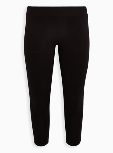 Torrid Women's Plus Size Leggings - Crop Pocket Legging4