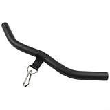 Cable Machine - Barra di fissaggio per trazioni verso il basso, design ergonomico curvo riduce l'affaticamento del polso, per bicipiti e tricipiti in palestra a casa, carico 136 kg