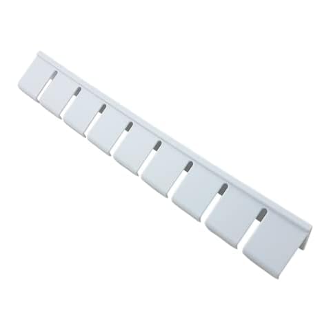 Lichtblau Bottle Holder Fridge 791396 I 31.5 x 4.5 x 3.5 cm I Bosch Fridge Replacement Parts for Bottle Shelf I Bottle Comb for Bottle Compartment Suitable for Logixx Exclusive Extra Class, White Cover