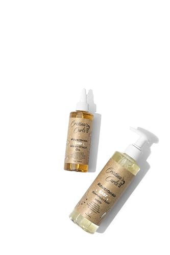 Image of Cristina's Curls Nourishing Baby Wash Day Hair Bundle - Gentle Shampoo + Lightweight Scalp Oil