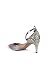 Ginger Straps Attachable Ankle Straps for high Heels, Pumps, Flats from (Silver)