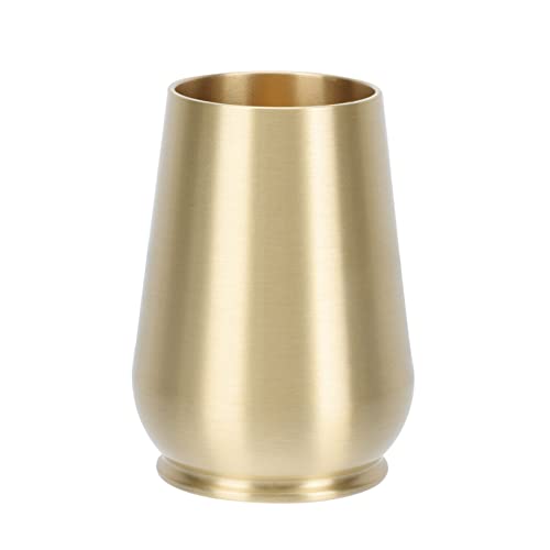 OSOLADY 1pc Retro Copper Teacup Storage Container Practical Accessory for Tea Ceremony for Home Decoration and for Tea Copper Material Elegant Design