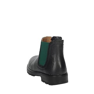 Grunland Bottines Cuir bébé Beatles STAT PO1020 Noir Vert 28/34 – Image 2