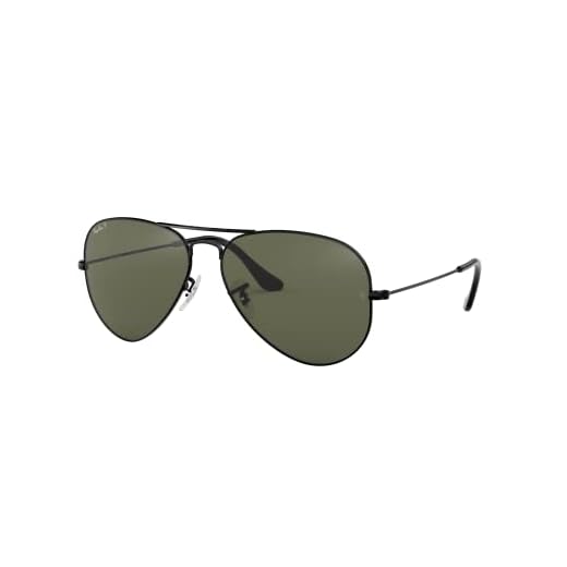 Óculos de Sol Ray Ban Aviador Rb3025 Preto/G15 Polarizado 002/58 58mm