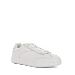 Dune London Ladies EMILIAS Leather Lace-Up Trainers Size UK 4 White