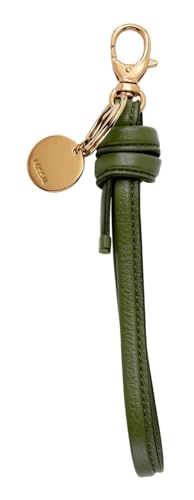 Porte-clés cuir Fossil Keyfob vert Tarragon : petit accessoire de maroquinerie pour clés de voiture