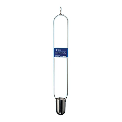 Gardco 2103 Signature-Series Stainless Steel S90/Zahn Calibrated Viscosity Cup, Size 3