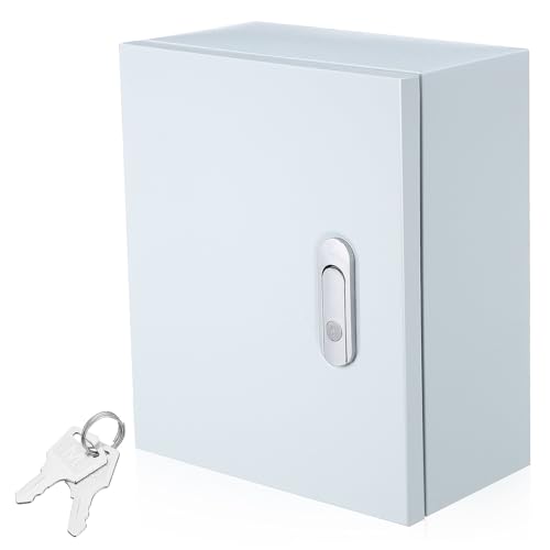 Coffret électrique en acier inoxydable blanc avec serrure longue haute sécurité
