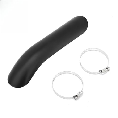 Bouclier thermique d'échappement moto noir chrome GRB-0027B