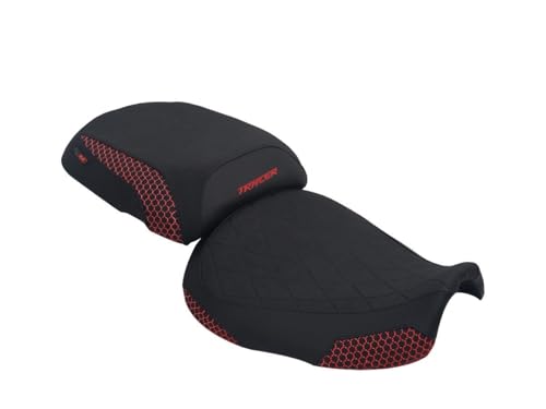 Housse de selle Yamaha Tracer 9 2021-2023 noire avec logo rouge style sport