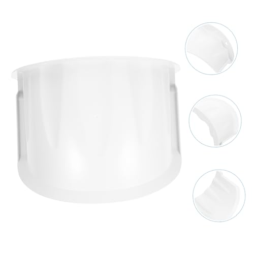 Evite imágenes borrosas con esta cubierta sol protección parasol para cámaras de plástico blanco 2