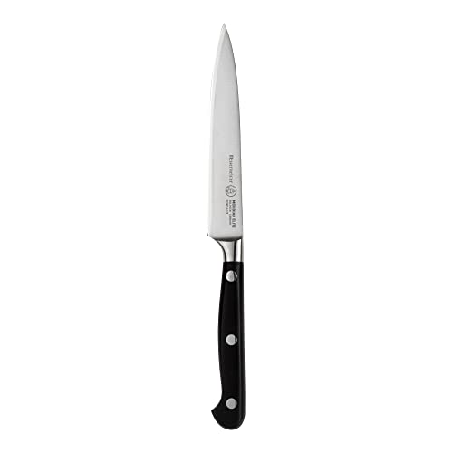 Messermeister Meridian Elite Utility Knife, Black, 4.5-Inch