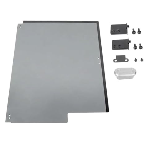 Kit de verre de porte 302x372x3 noir transparent anti-gauchissement pour Creality K1