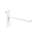 Polmart 6" Heavy Duty White Gridwall Panel Hooks, Pack of 96