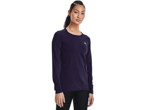 Image of Under Armour Women's Polyester Solid HG Armour Long Sleeve | 1328966-001