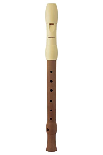 FLAUTA DULCE SOPRANO - Hohner (9585 0) Alegra Mixta (Digitacion Alemana) (2 Piezas) Boquilla Marfil
