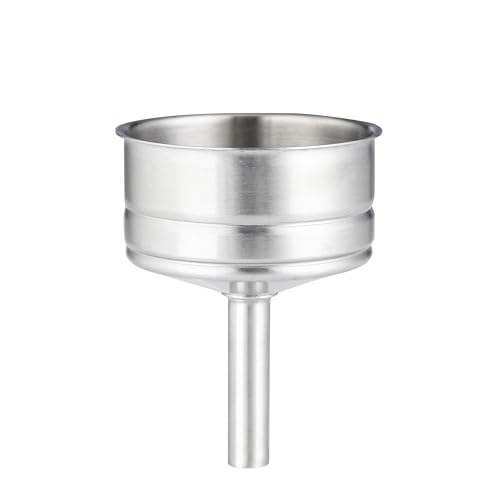Easyworkz Embudo de filtro de acero inoxidable para café, repuesto para cafetera espresso, tamaño para 6 tazas